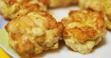 Рецепт Рубленных котлет с горчично-сырной начинкой