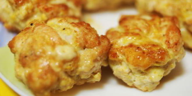 Рецепт Рубленных котлет с горчично-сырной начинкой