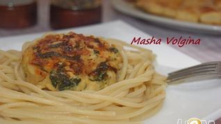 Рецепт Рубленных куриных котлет с фетой и шпинатом