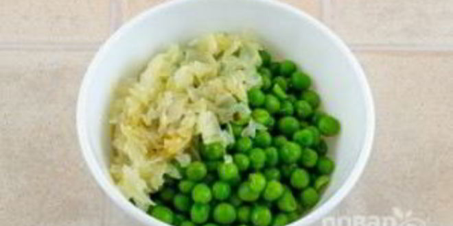 Рецепт рыбных котлеток с зеленым горошком