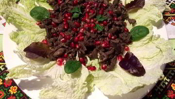 Рецепт Кучмачей по-грузински из куриных потрохов