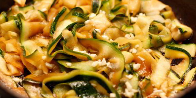 Рецепт лапши из цуккини