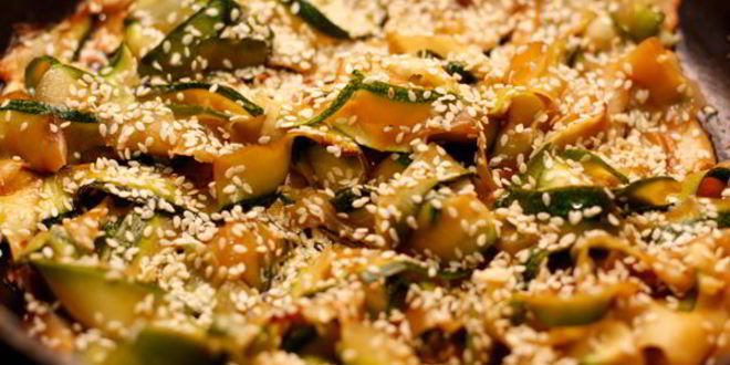 Рецепт лапши из цуккини