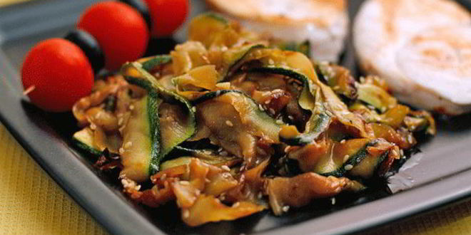 Рецепт лапши из цуккини