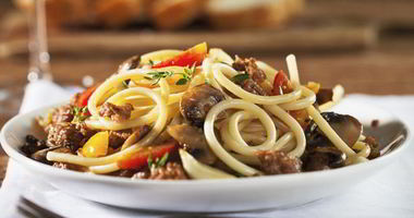 Рецепт Лапши с фаршем по-флотски