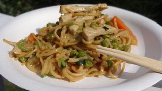 Рецепт Лапши с подливой