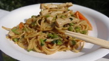 Рецепт Лапши с подливой