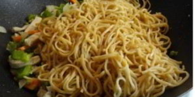 Рецепт лапши с подливой