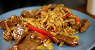 Рецепт Лапши Удон с говядиной в соусе Терияки