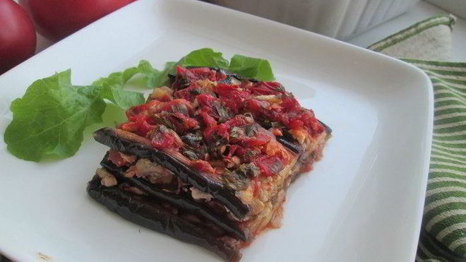 Рецепт баклажанной лазанья