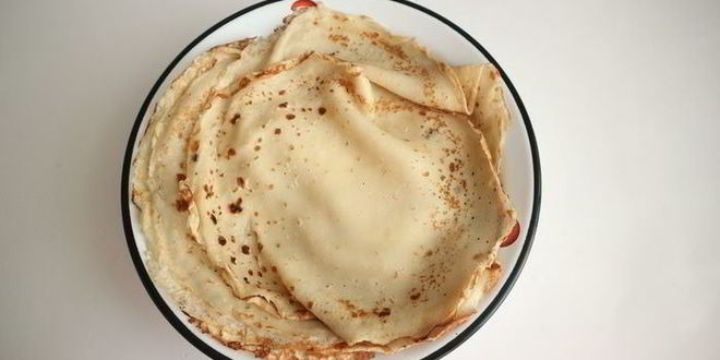 Рецепт блинной лазанья с индейкой