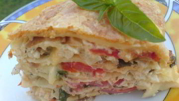 Рецепт Блинной лазанья