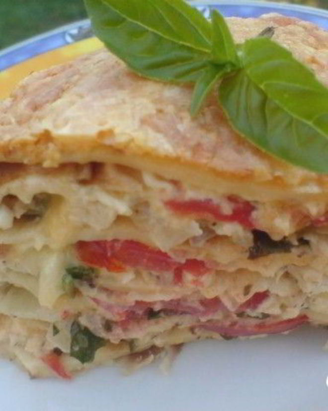 Рецепт блинной лазанья