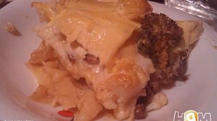 Рецепт Большой лазанья с морепродуктами