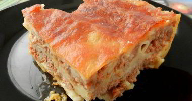 Рецепт Быстрой мясной многослойной лазанья с творогом