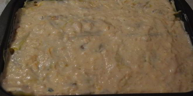 Рецепт капустной лазанья