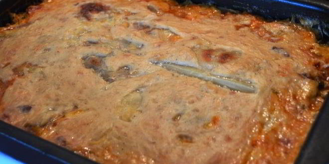 Рецепт капустной лазанья