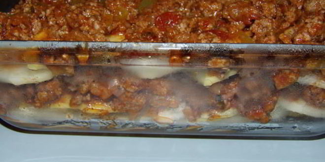 Рецепт картофельной лазанья