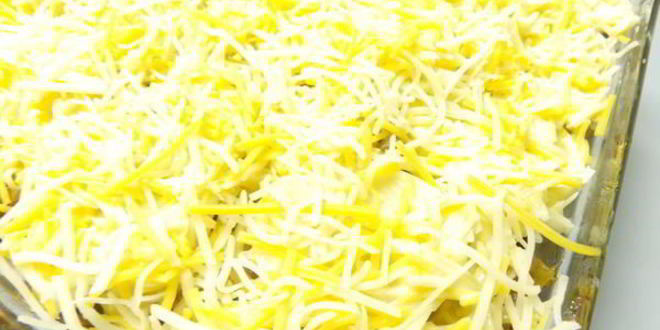 Рецепт картофельной лазанья