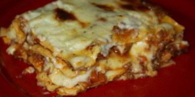 Рецепт лазаний под соусом бешамель