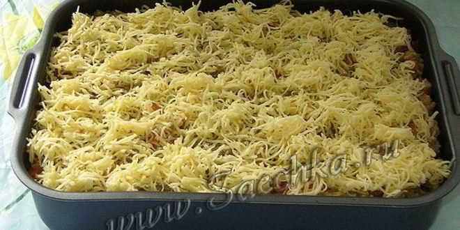 Рецепт лазаний с фаршем и баклажанами