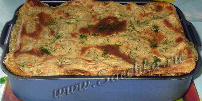 Рецепт лазаний с фаршем и баклажанами