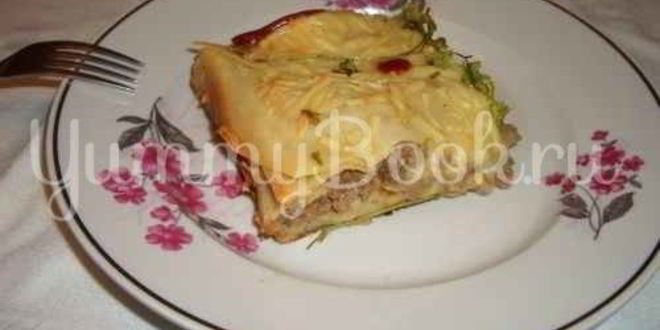 Рецепт Лазаний с фаршем и соусом Бешамель