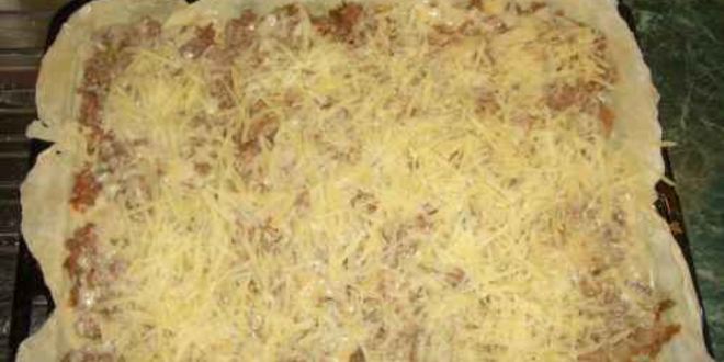 Рецепт лазаний с фаршем и соусом бешамель