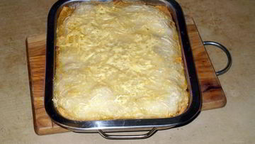 Рецепт Лазаний с фаршем сыром и овощами