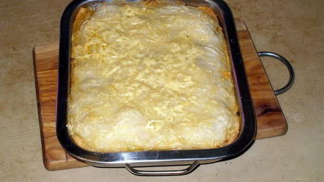 Рецепт лазаний с фаршем сыром и овощами