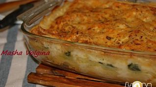 Рецепт Лазаний с курицей и шпинатом