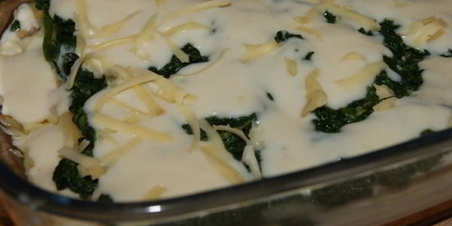 Рецепт лазаний с курицей и шпинатом