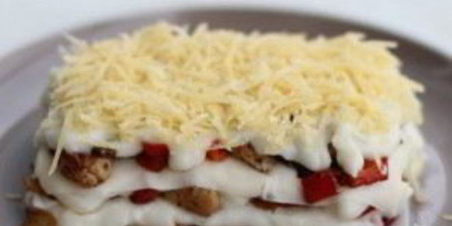 Рецепт лазаний с курицей и соусом бешамель