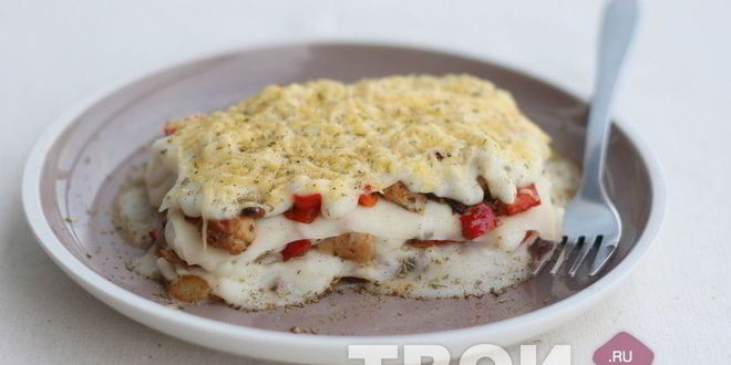Рецепт лазаний с курицей