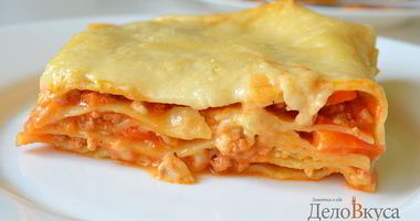 Рецепт Лазаний с мясом
