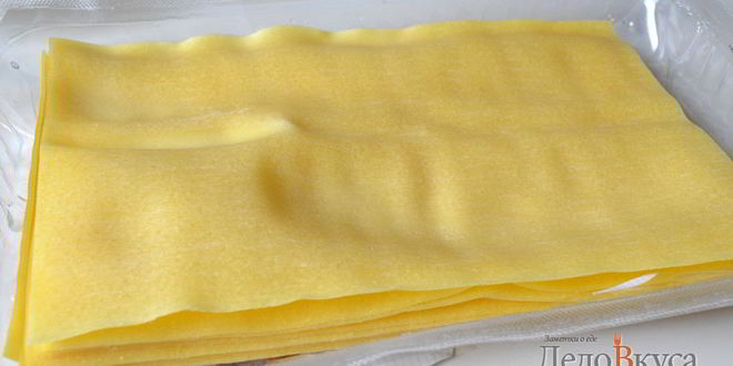 Рецепт лазаний с мясом