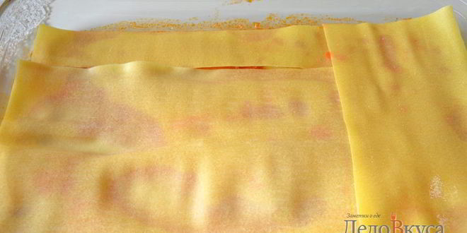 Рецепт лазаний с мясом