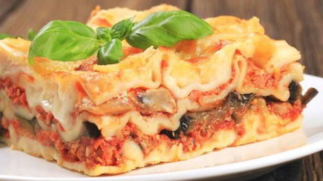 Рецепт лазаний с овощами