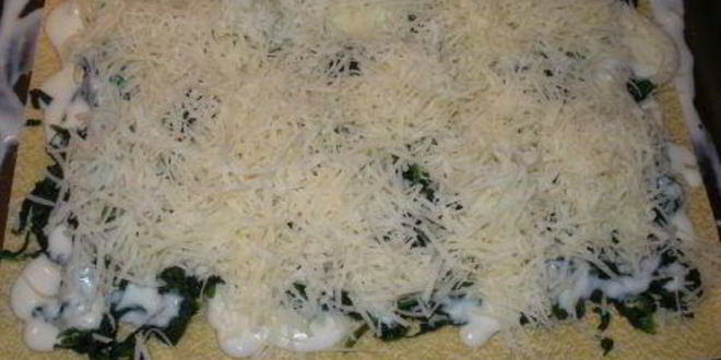 Рецепт лазаний с семгой и шпинатом