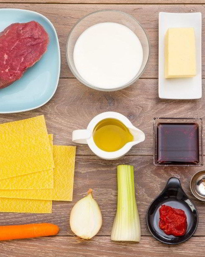 Рецепт лазаний с соусом бешамель