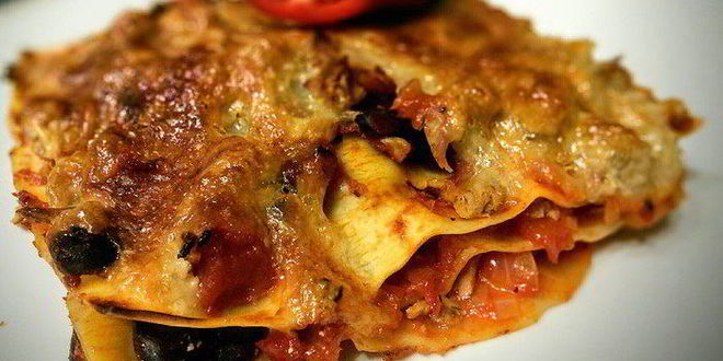 Рецепт лазаний с тунцом арабиата