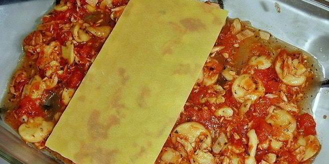 Рецепт лазаний с тунцом