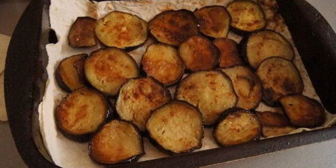 Рецепт овощной лазанья из лаваша с лечо и баклажаном