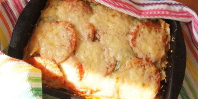 Рецепт овощной лазанья из лаваша с лечо и баклажаном