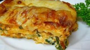 Рецепт Вегетарианской лазанья со шпинатом