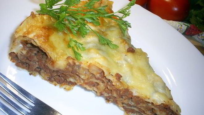 Рецепт вкусной и быстрая лазанья на лаваше