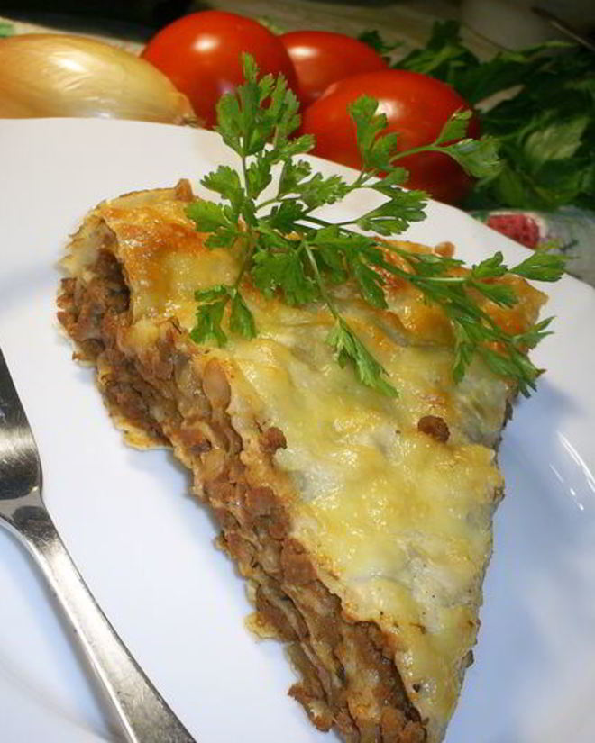 Рецепт вкусной и быстрая лазанья на лаваше