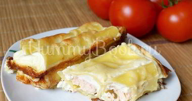 Рецепт Каннеллонь с филе семги