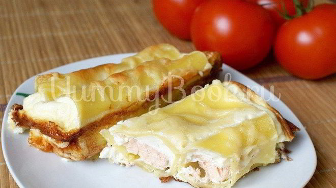 Рецепт каннеллонь с филе семги