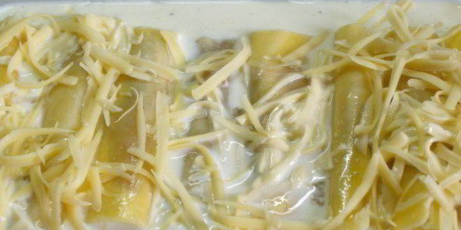 Рецепт каннеллонь с филе семги